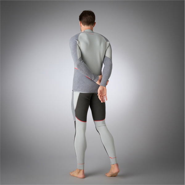 2026 Musto Mens Flexlite Vapour 1.0 Long Sleeve Wetsuit Top 82068 - Grey Marl